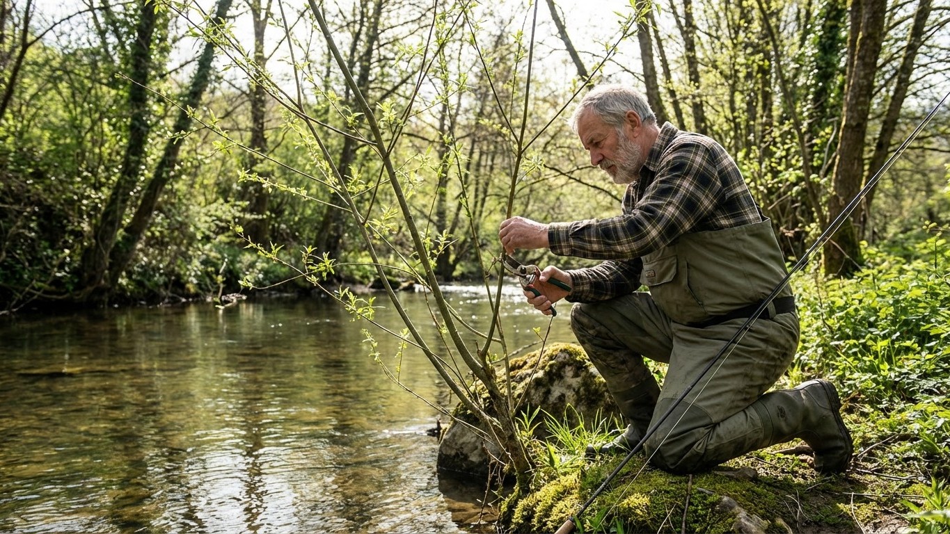 Avant le printemps : les gestes malins des pêcheurs pour une berge vivante et poissonneuse tout l’été