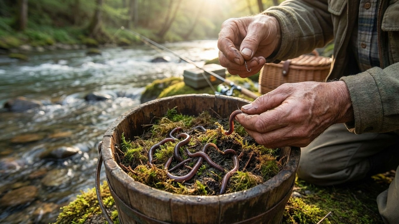 Ce geste que beaucoup de pêcheurs oublient pour des appâts naturels plus performants : les secrets des guides au bord de l...