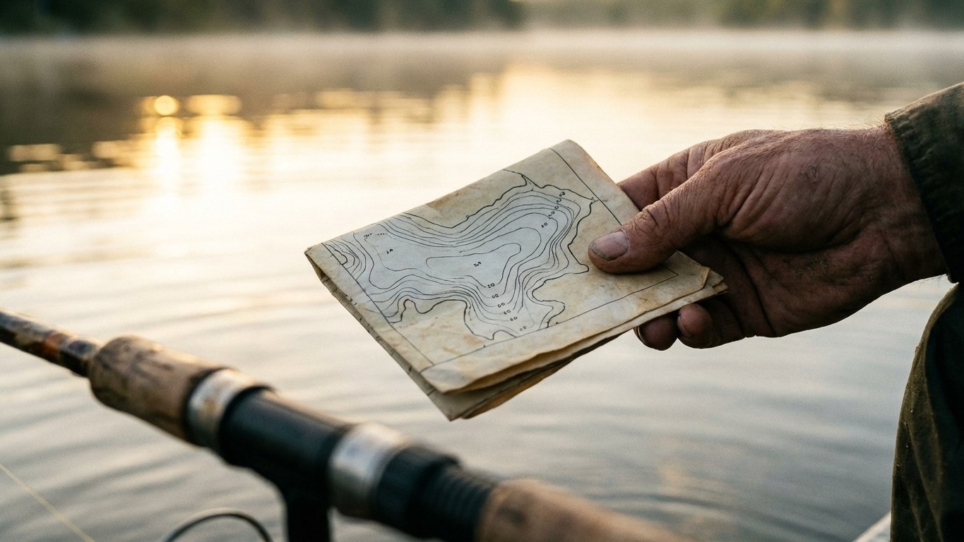 Je lisais mal mes cartes de fond depuis des années : ce détail change tout pour trouver les poissons en lac