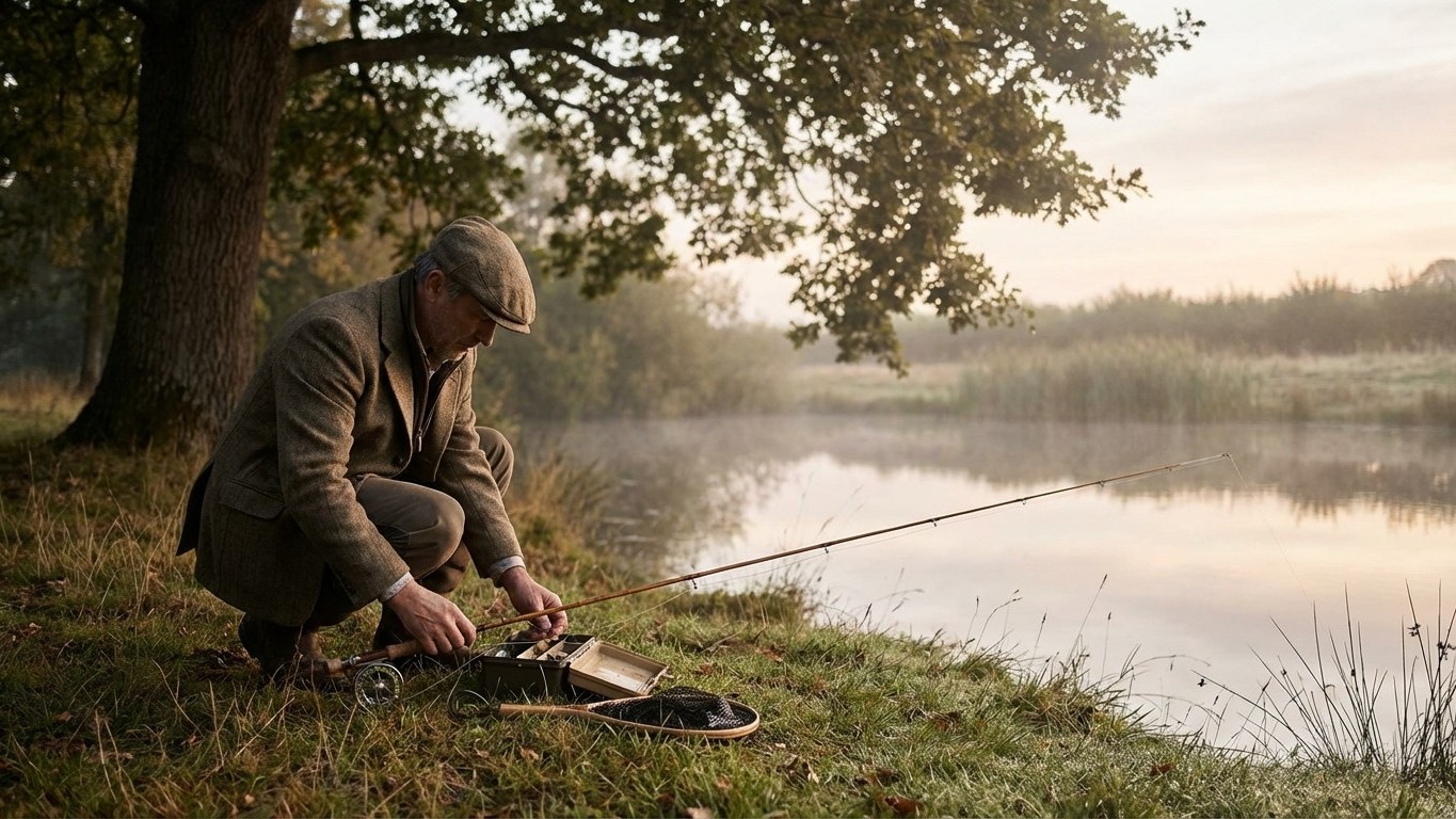 Je posais toujours mon matériel comme ça : jusqu'à ce qu'un ancien m'explique l'erreur qui fait fuir 9 poissons sur 10