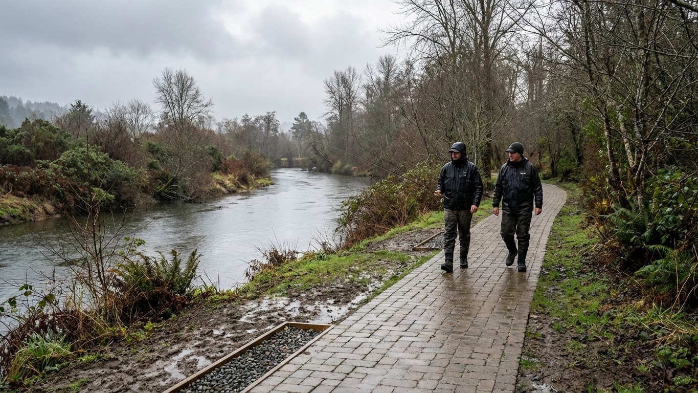 Votre coin de pêche souffre avec les hivers pluvieux ? La technique qui inspire les guides pour garder un terrain praticab...