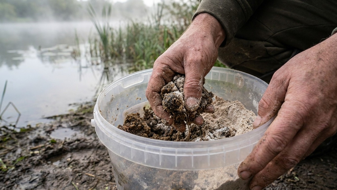 Je mouillais mon amorce en une seule fois au bord de l'étang : quand j'ai vu le nuage remonter, j'ai compris mon erreur