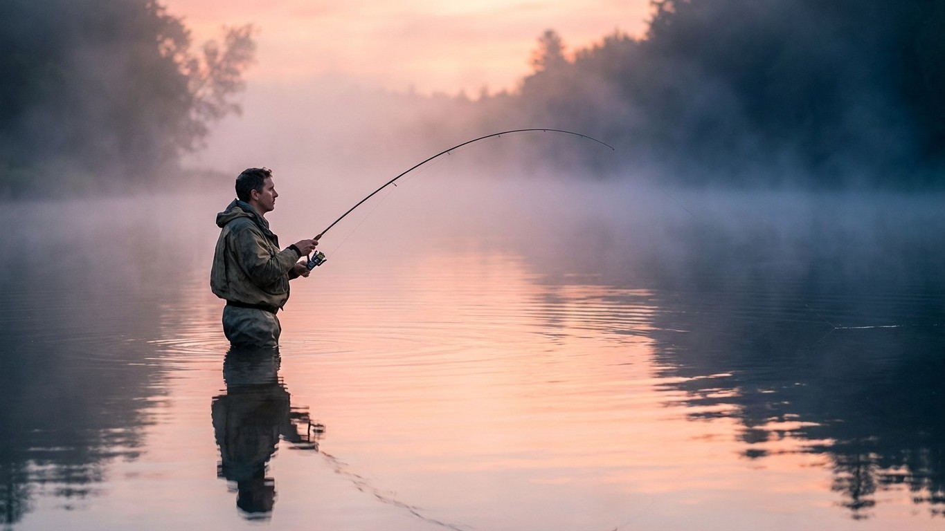Le rituel du matin des pêcheurs qui rentrent toujours avec du poisson