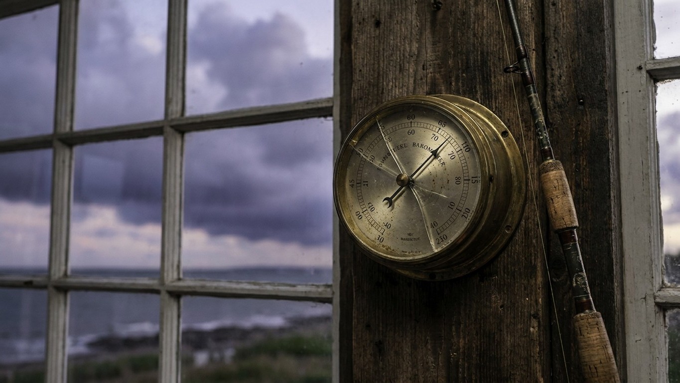 Les pêcheurs expérimentés surveillent leur baromètre en avril : ces 2 heures avant l'orage changent tout