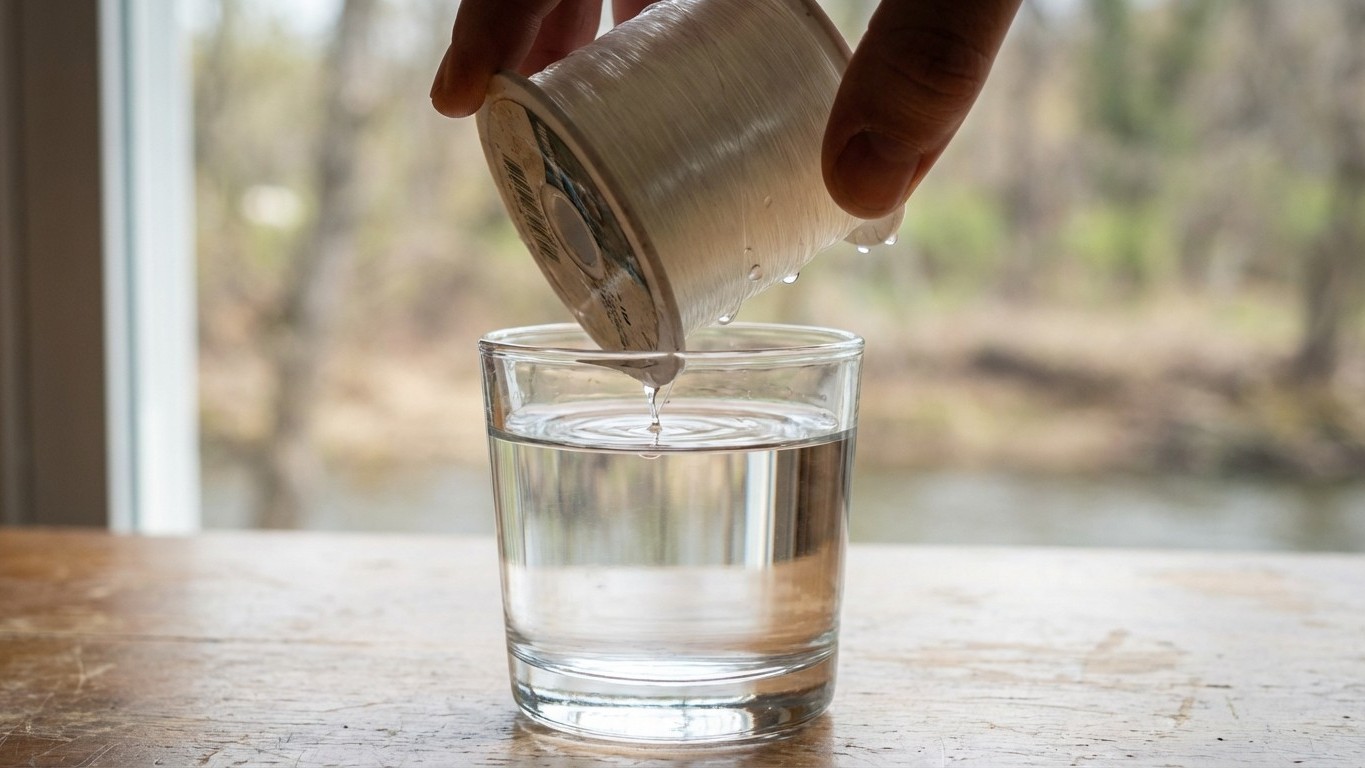 Votre fil de pêche vrille à chaque lancer ce printemps ? Un verre d'eau suffit à effacer un an de mémoire