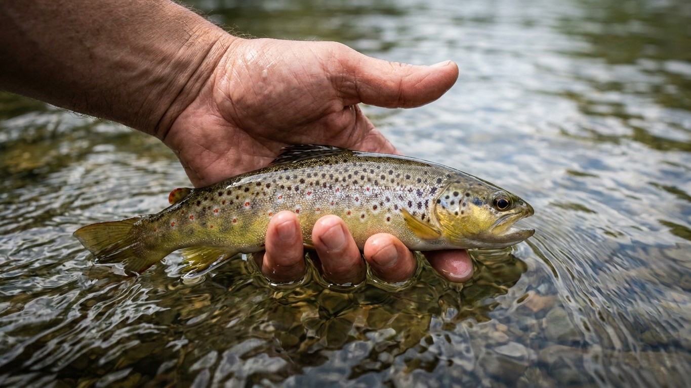 Je piquais mon vif par les lèvres comme tout le monde : quand j'ai vu la différence au bord de l'eau, j'ai compris des ann...