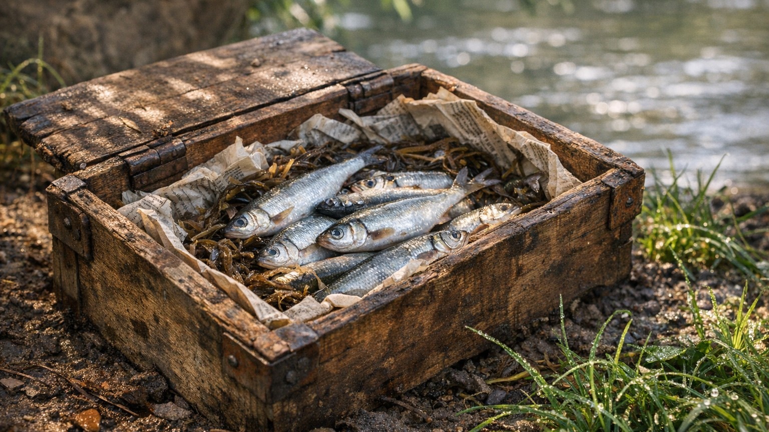 Les anciens pêcheurs y pensaient avant chaque sortie d'été : la méthode naturelle qui gardait appâts et prises au frais sa...