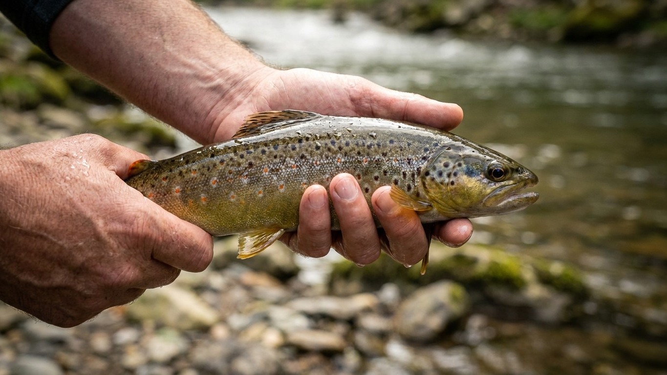 Mon épuisette en nylon ramenait tous mes poissons depuis des années : le jour où j'ai relâché une truite, j'ai vu ce que l...