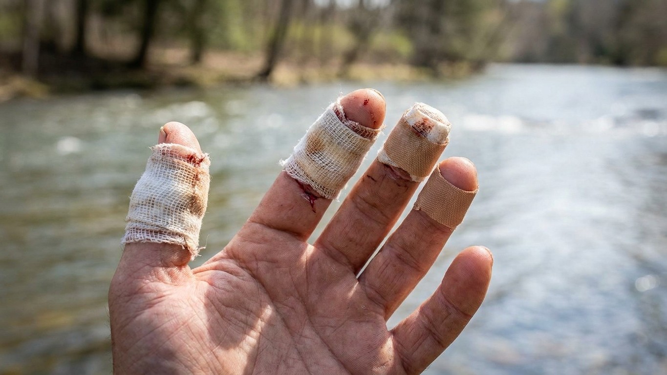 J’ai décroché le triple de mon leurre à main nue dans la gueule d’un brochet juste pour gagner du temps : au premier sursa...