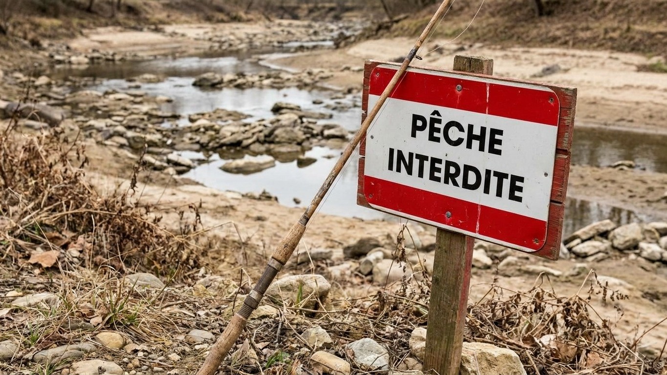« Je pensais que ma carte de pêche suffisait » : pourquoi l'étiage de juillet ferme certains cours d'eau du jour au lendem...