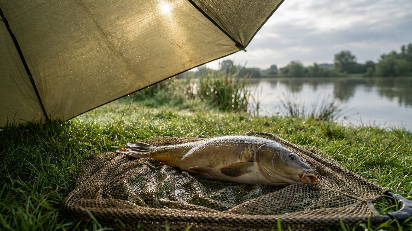 J'ai glissé ma carpe de 90 cm dans le sac de pesée jusqu'au coffre juste pour faire la photo à l'ombre : quand le garde a ...