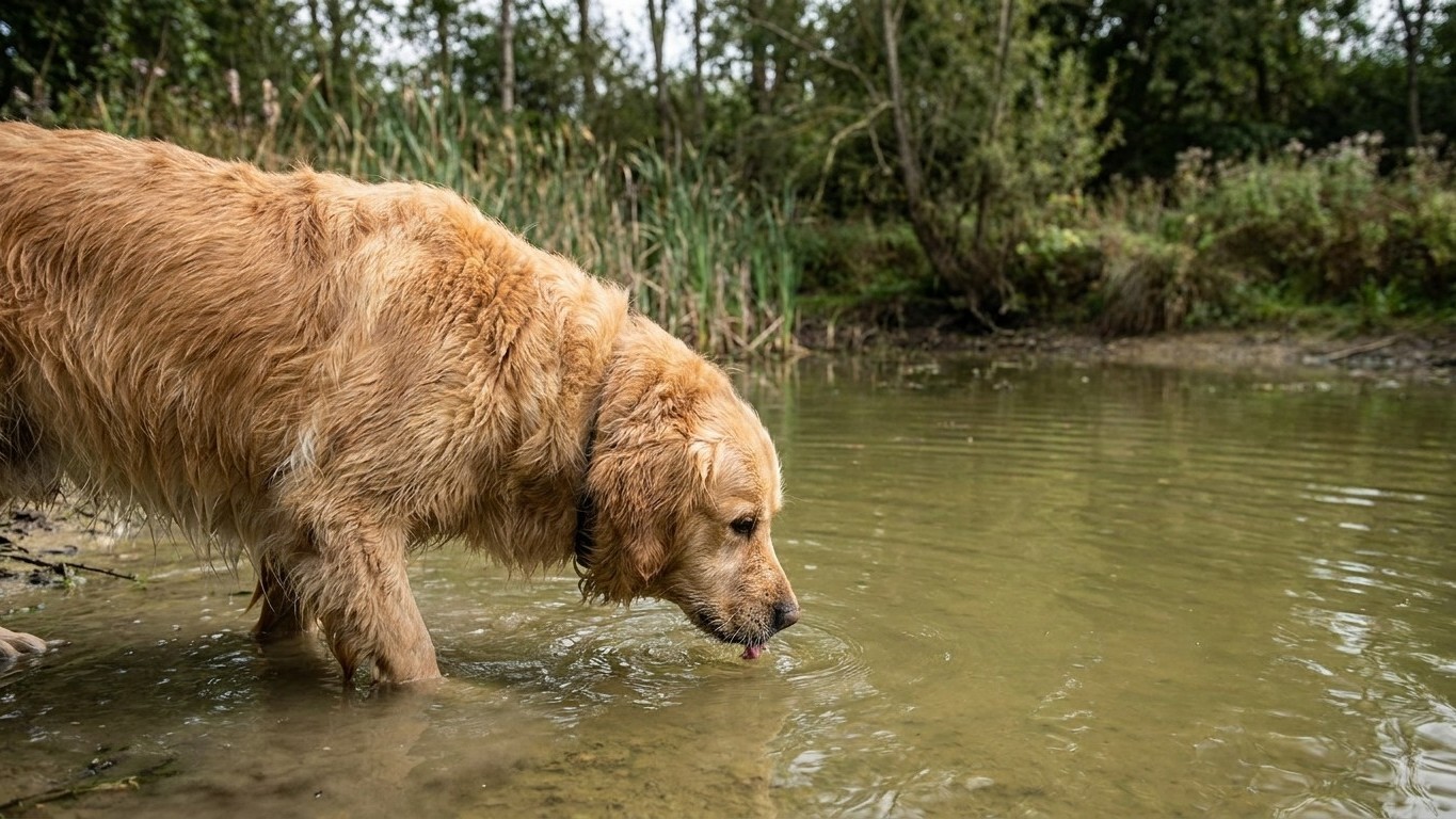 J'ai laissé mon chien boire au bord de l'étang juste parce qu'il avait chaud : deux heures plus tard, le vétérinaire m'a m...