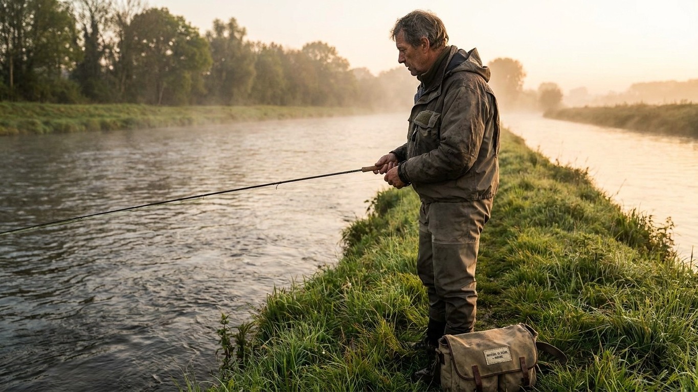 J'ai longé la berge devant une propriété privée juste parce que le poisson était là : quand le propriétaire est descendu v...