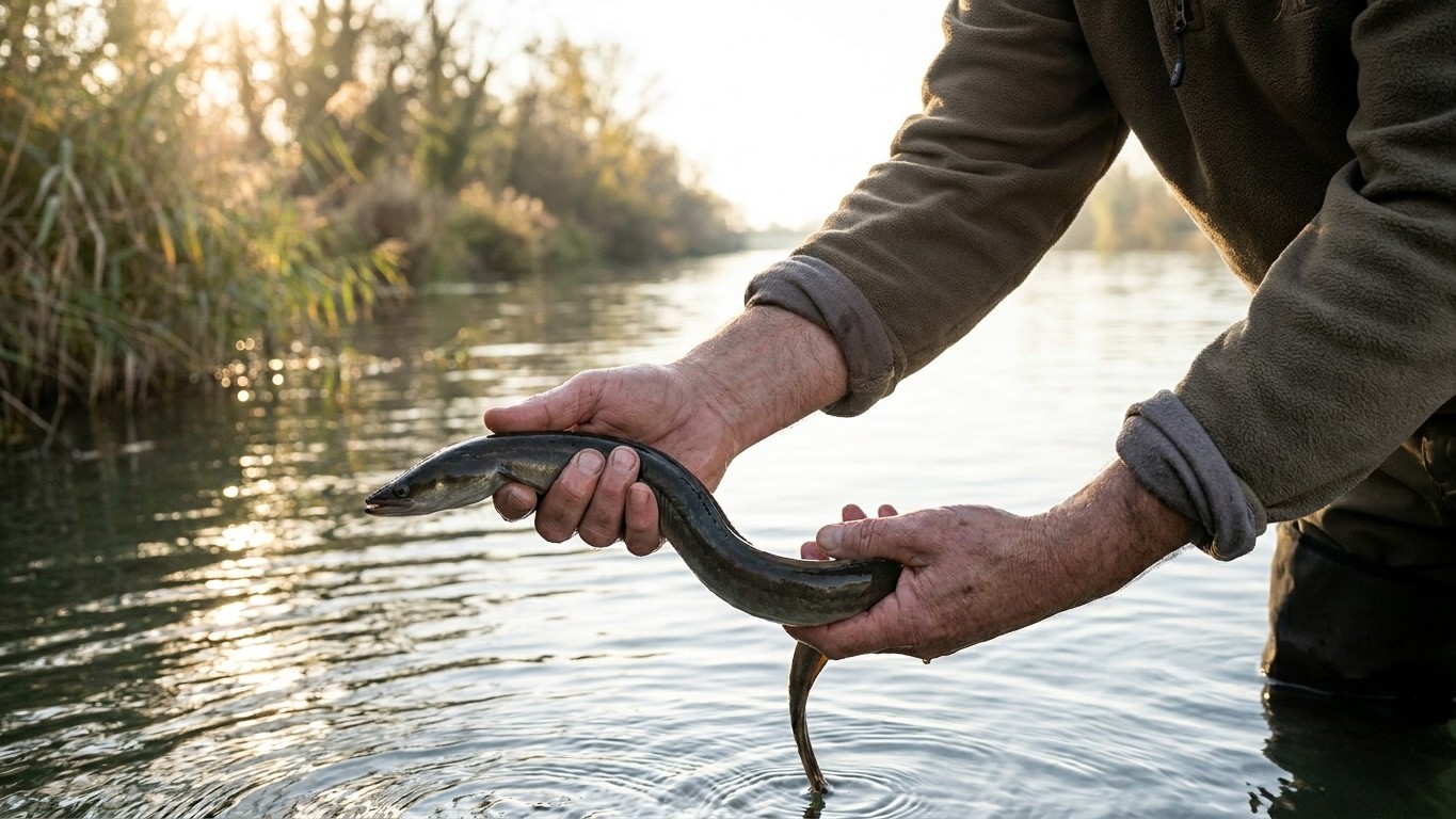 Mon voisin remet toujours à l'eau les anguilles qu'il sort du Rhône et ce n'est pas parce qu'elles sont trop petites