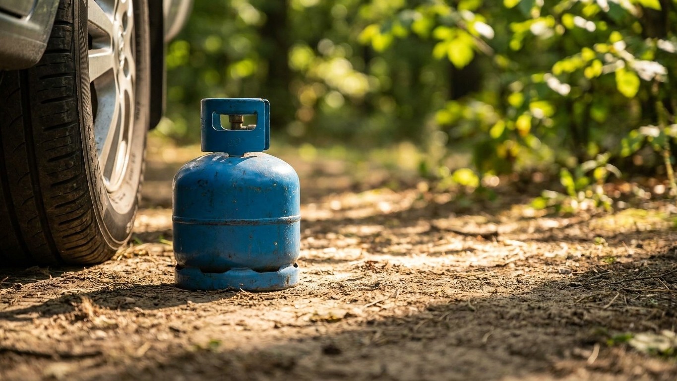 Mon voisin sort toujours sa cartouche de gaz de sa voiture avant de rentrer chez lui et ce n'est pas pour la ranger au garage